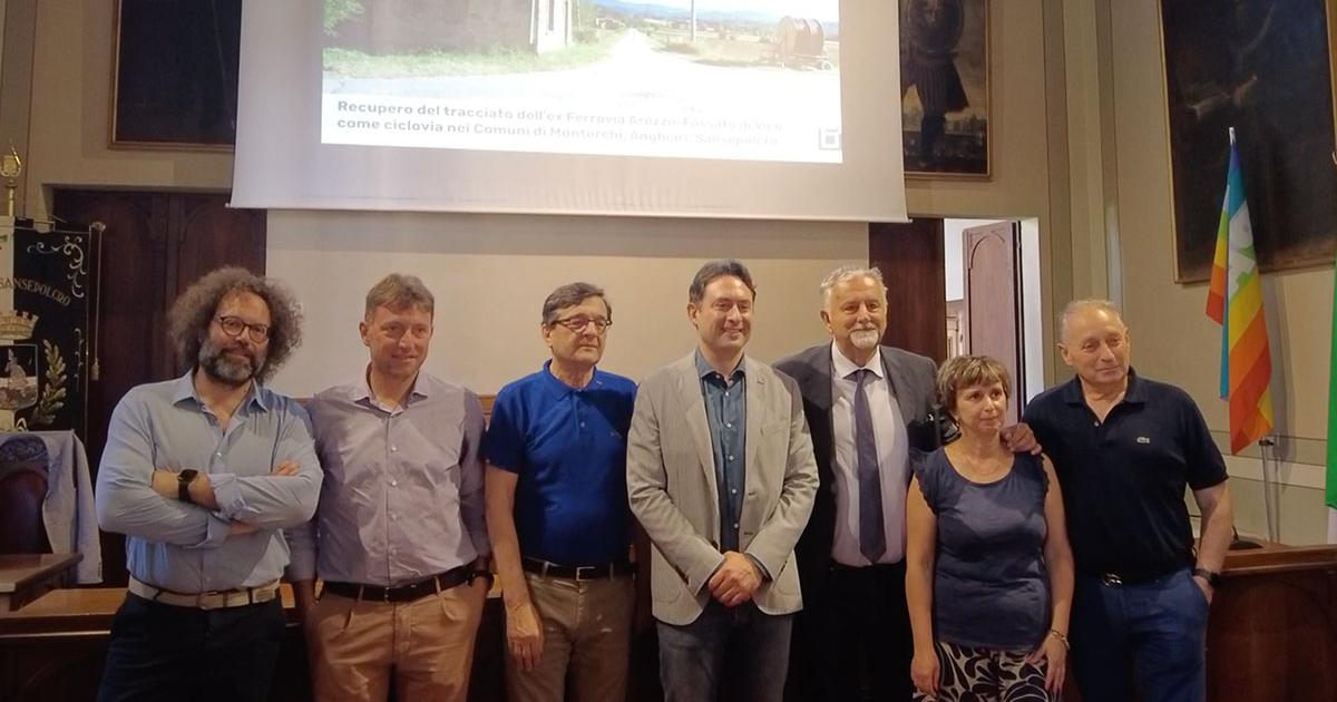 Al via il primo stralcio di lavori per la ciclovia Sansepolcro Le Ville