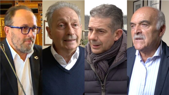 Claudio Marcelli, Alfredo Romanelli, Alberto Santucci, Franco Dori