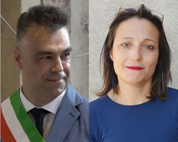 Da sinistra Mirco Rinaldi ed Elisa Molinari