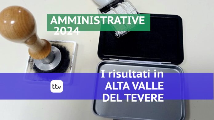 Risultati amministrative 2024 Alta Valle del Tevere